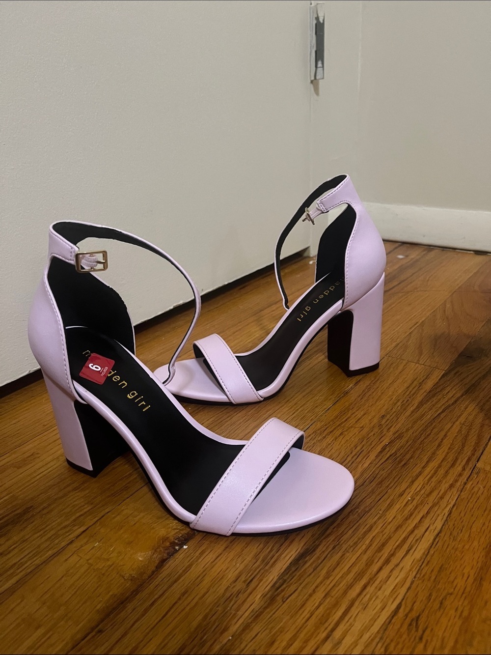Madden Girl Pink Block Heels - Size 6, Worn Once